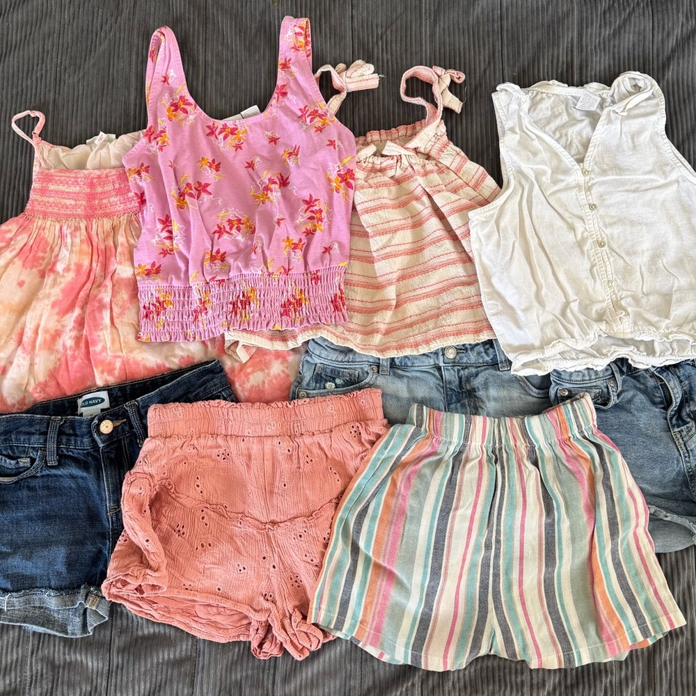 10/12 Spring Shorts & Tops Lot